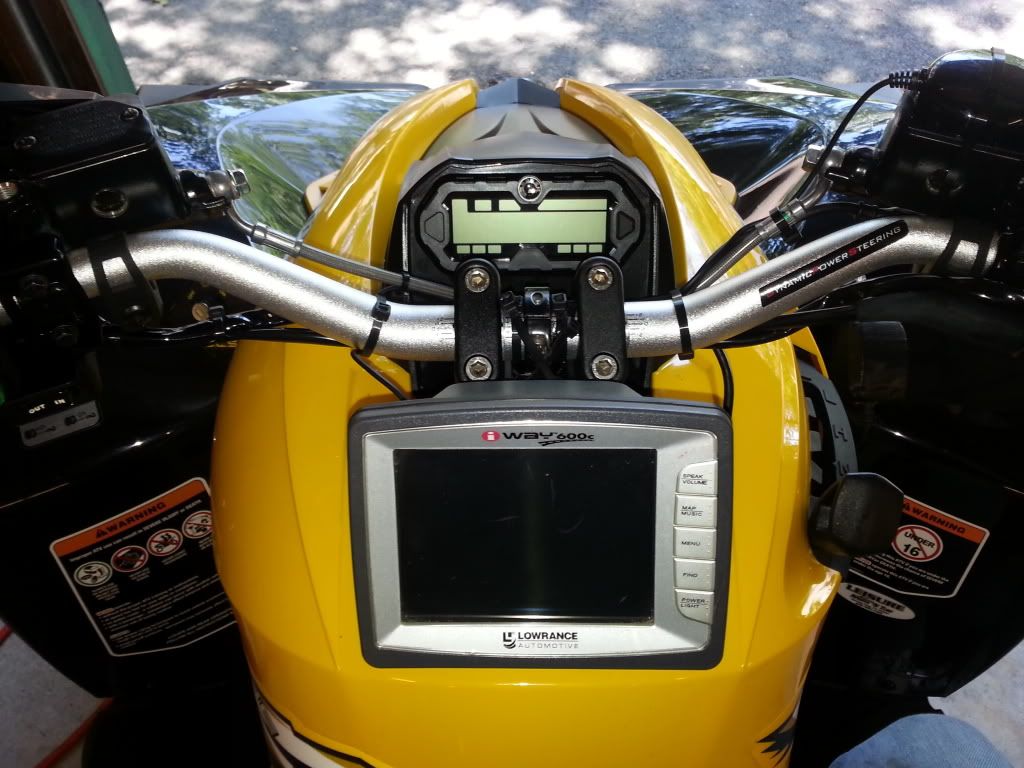 GPS all wired up CanAm ATV Forum