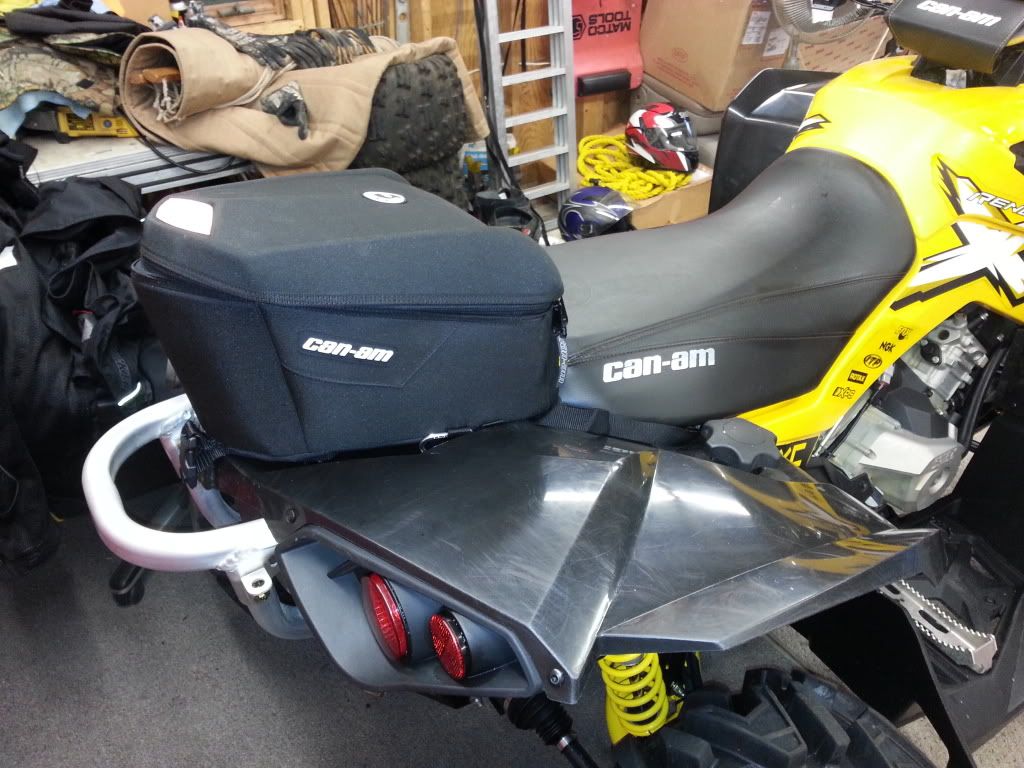CanAm rack bag CanAm ATV Forum