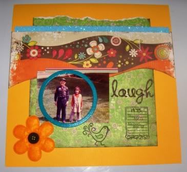 Laugh layout March Creative Challenge #2