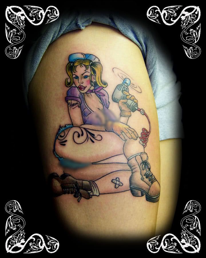 mechanic girl tattoo