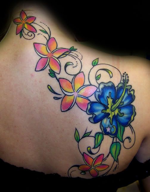 Flower Tattoo For Shoulder. flower tattoo on shoulder 09