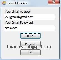 Gmail Hacker builder