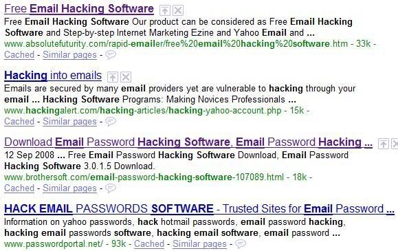 Real email hacking software