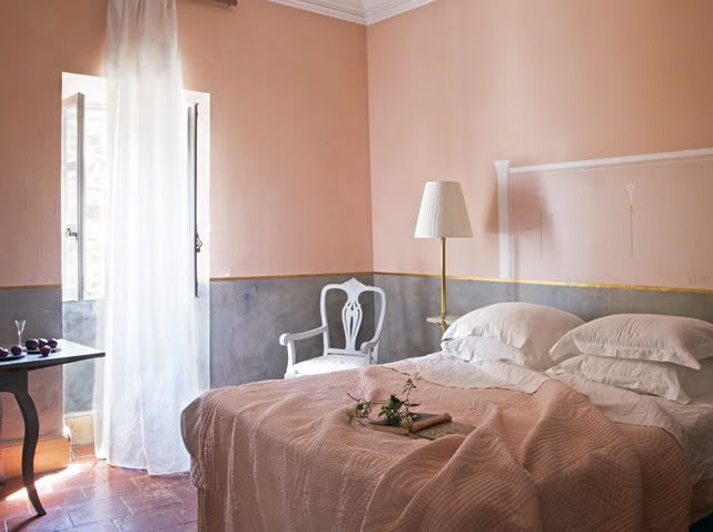 Peach bedroom French