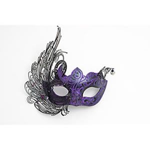 Purple &amp; Black Eyemask Pictures, Images and Photos