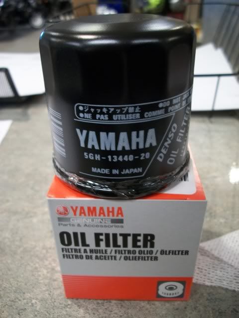 Bj YFM Yamaha GRIZZLY 350//IRS 07-14; Filtre à huile HIFLO