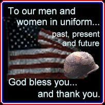 to our men & women in uniform