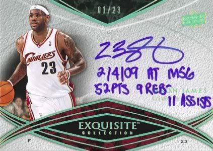 lebron james autograph