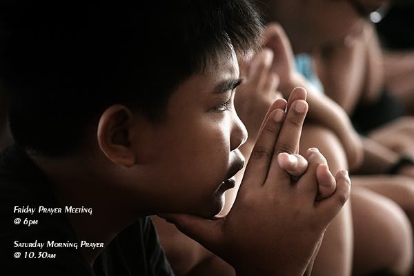 Enough talk, let's pray!