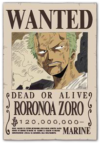 roroonoa wanted