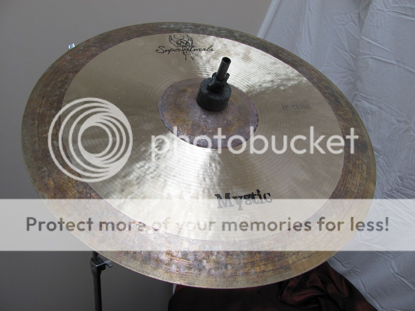 supernatural crash cymbals mystic 17 crash cymbal