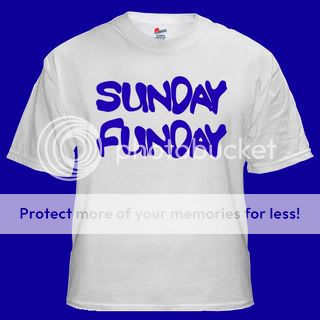 Sunday Funday Funny College Humor Cool T shirt S M L XL  
