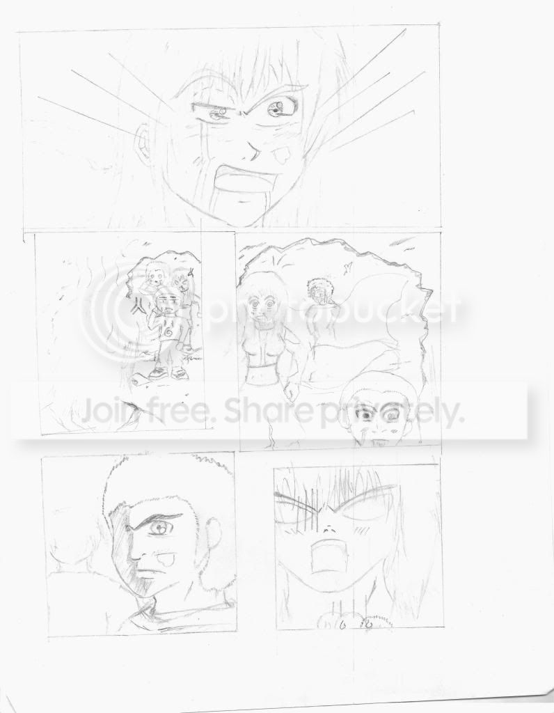 Manga Rough Draft Pages 1-3 Harsh Critics plz - How to Draw