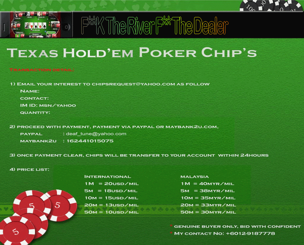 Buy zynga poker chips