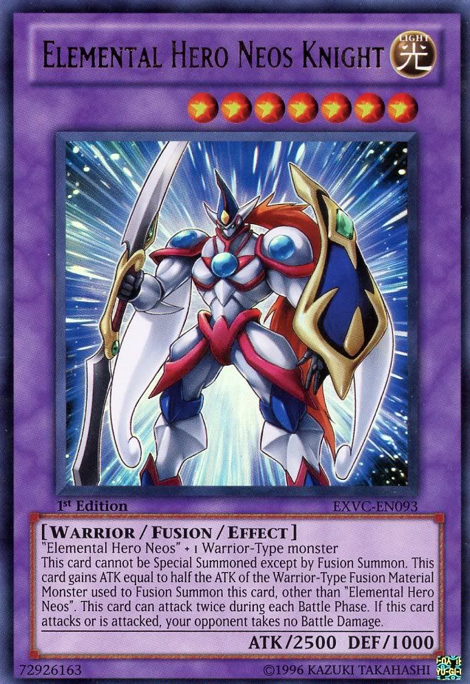 YU GI OH NEOS CAVALIERE EROE ELEMENTALE EXVC EN093  