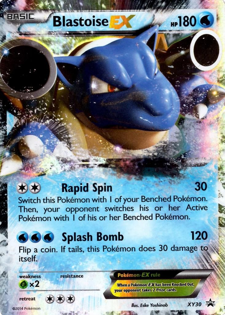 2014 Fall Pokemon - Blastoise Ex HP 180 XY30 Promo | eBay