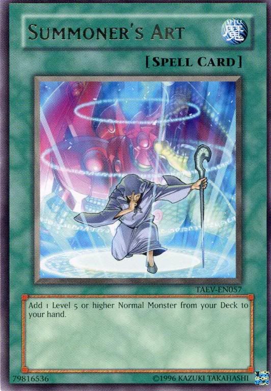 name yugioh summoner s art rare taev en057 add 1 level 5 or higher 