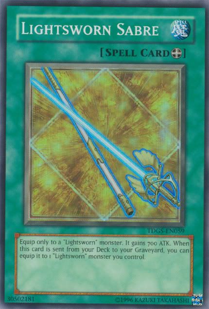 Equip only to a Lightsworn monster. It gains 700 ATK. When this card 